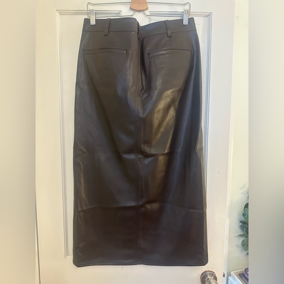 Rag & Bone Brown Faux Leather Skirt - Picture 6 of 6
